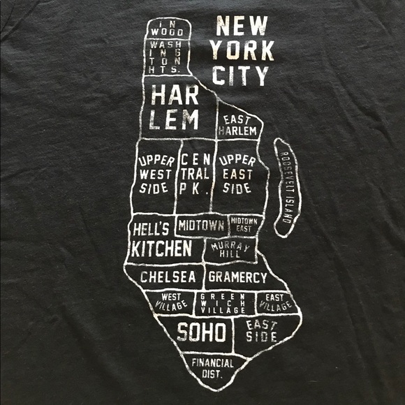 Black, Free State, NYC graphic t-shirt Sz. M - Picture 3 of 5